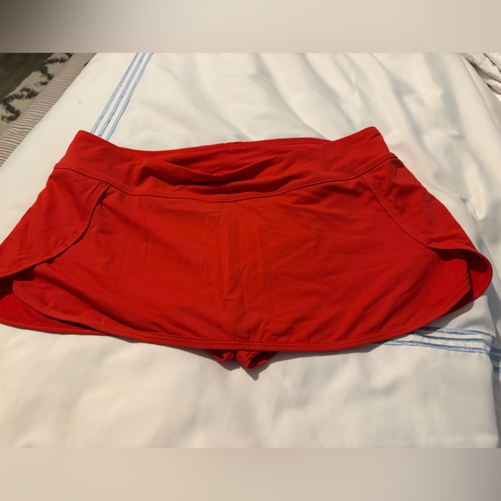 Athleta Women's Vibrant Red Swim Skort